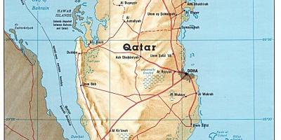 Qatar completo mapa